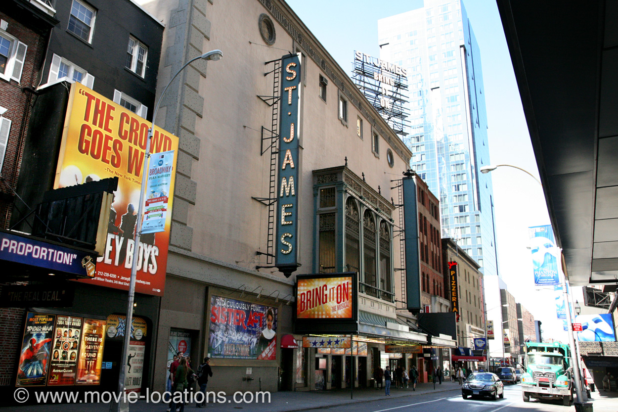 Birdman location: St James Theatre, West 43rd Street, New York