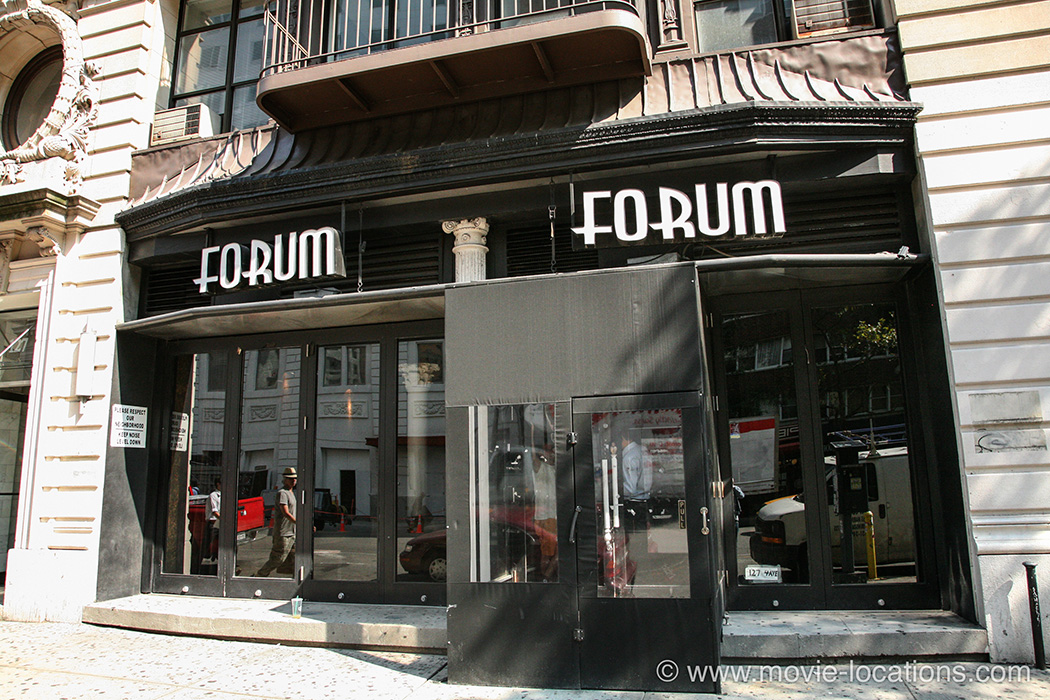 Black Swan filming location: Forum, New York