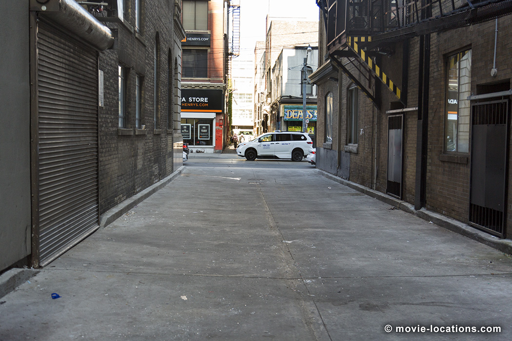 The Boondock Saints filming location: Ditly Lane, off Church Street, Downtown Toronto
