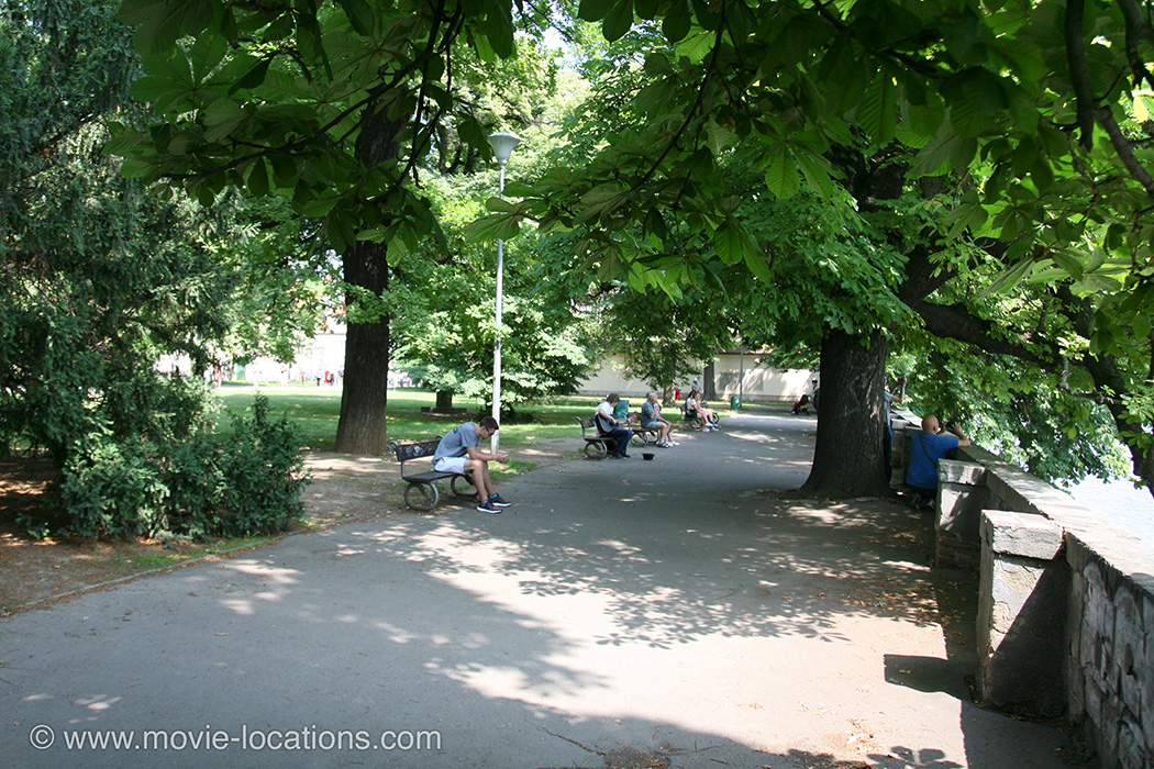 The Bourne Identity filming location: Kampa Park, Mala Strana, Prague