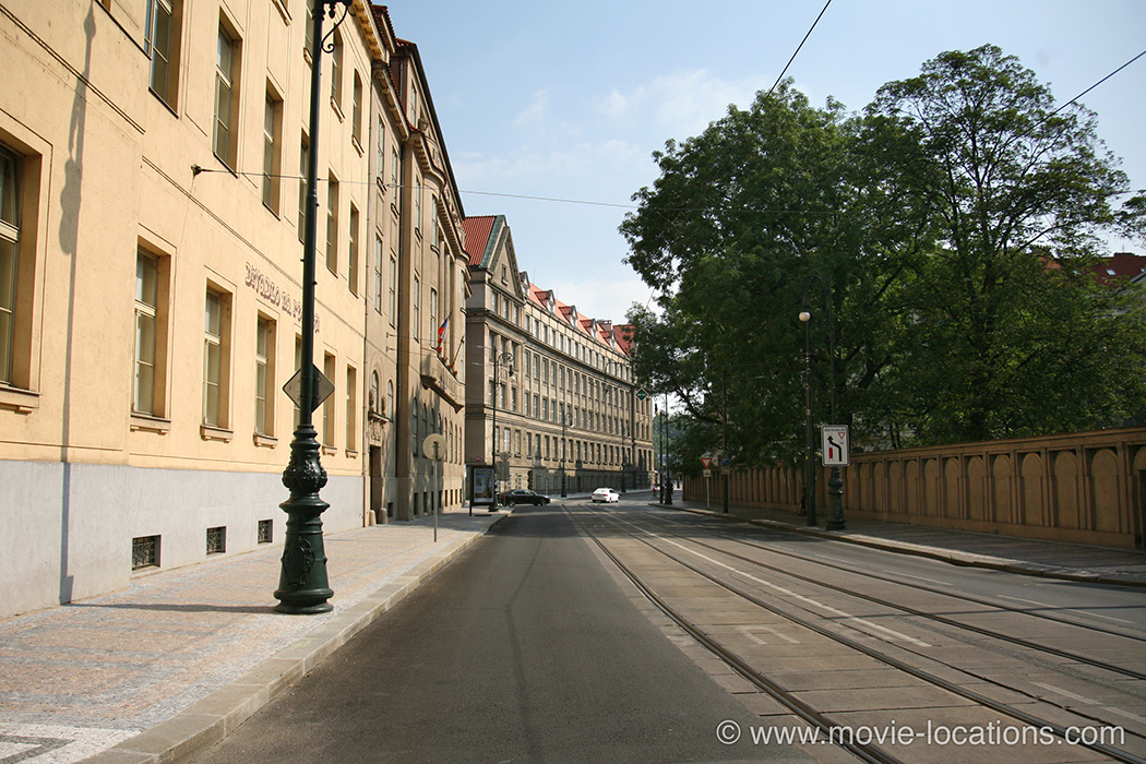 The Bourne Identity filming location: 17.Listopadu, Prague