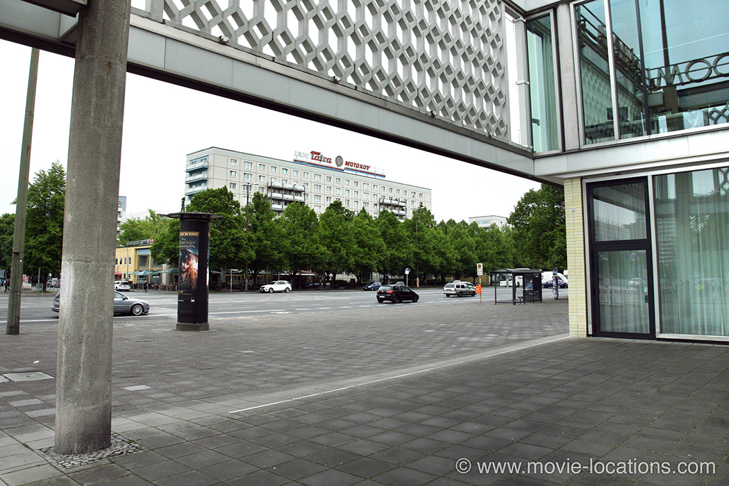The Bourne Supremacy filming location: Cafe Moskau, Karl Marx Allee, Berlin
