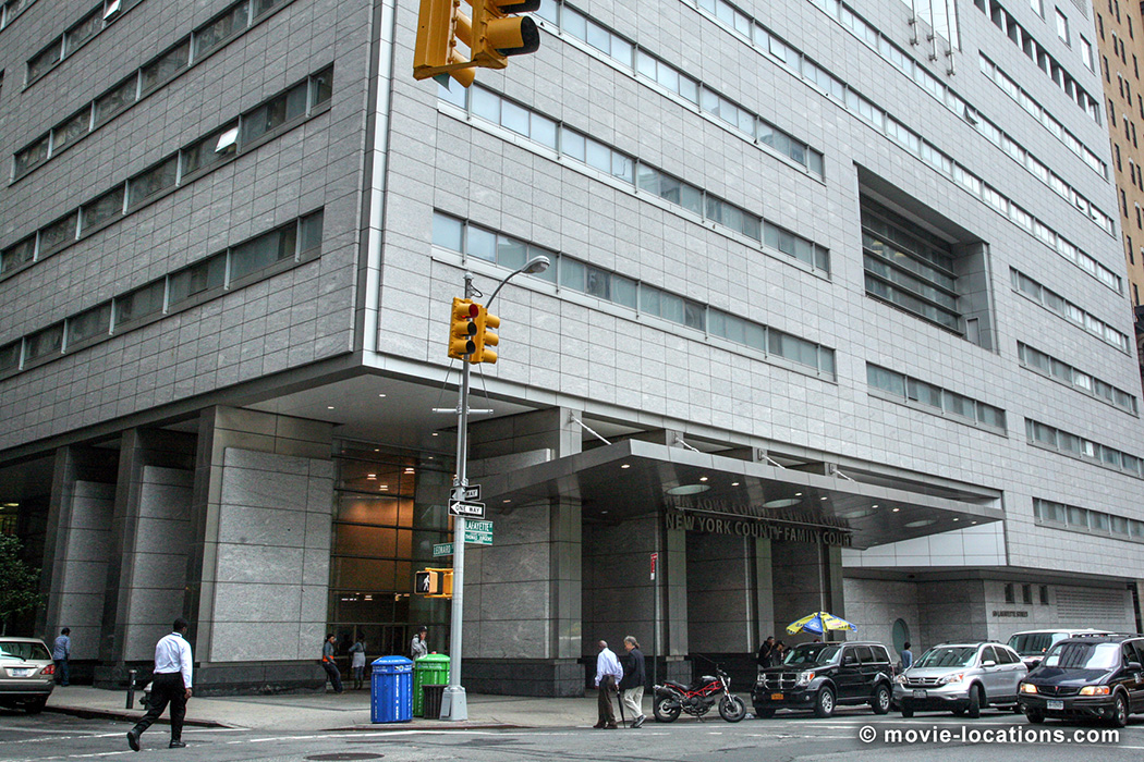 The Bourne Ultimatum film location: Family Court Building, Lafayette Street, New York