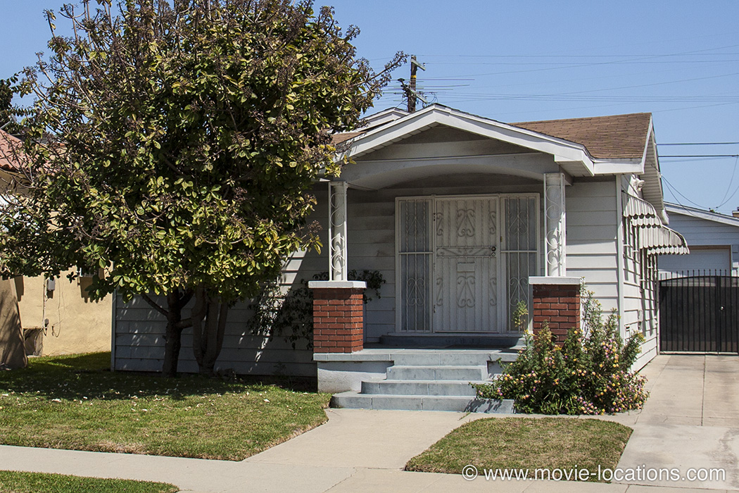 Boyz N The Hood filming location: the Styles home: Cimarron Street, Park Mesa Heights, Los Angeles