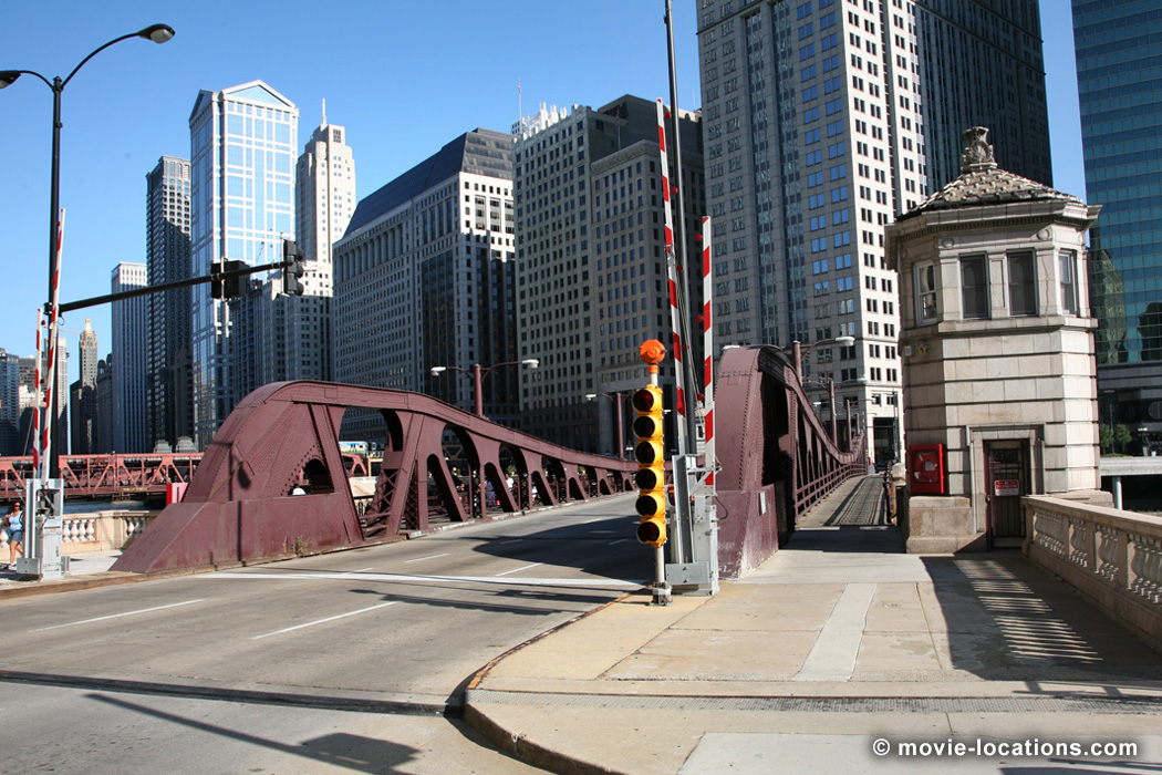The Batman filming location: La Salle Street Bridge, Chicago