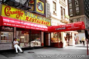 Broadway Danny Rose filming location: Carnegie Delicatessen, Seventh Avenue, New York