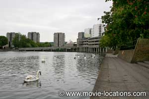 A Clockwork Orange film location: Binsey Walk, Thamesmead South, London SE2