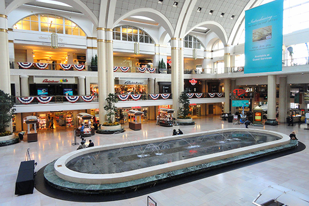 Captain America: The Winter Soldier film location: Tower City Center, West Huron Road, Cleveland