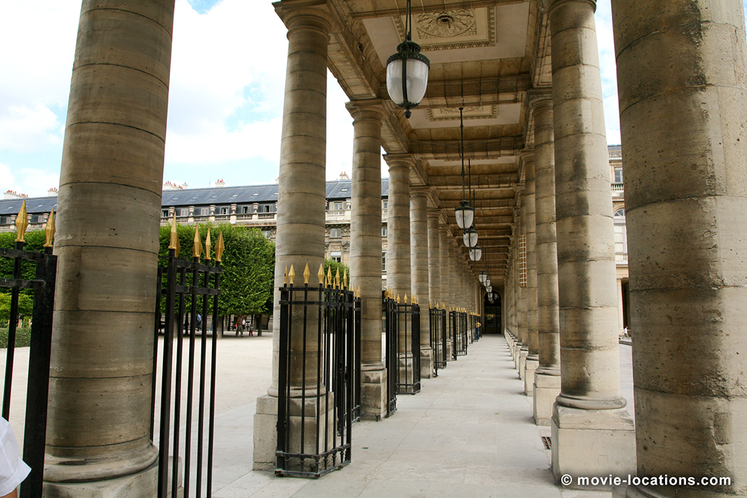 Charade film location: Jardin du Palais Royal, Paris