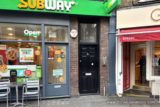 Closer film location: Cowcross Street, Smithfield, London