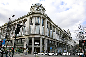 Billion Dollar Brain filming location: Whiteley's Department Store, Queensway, London W2