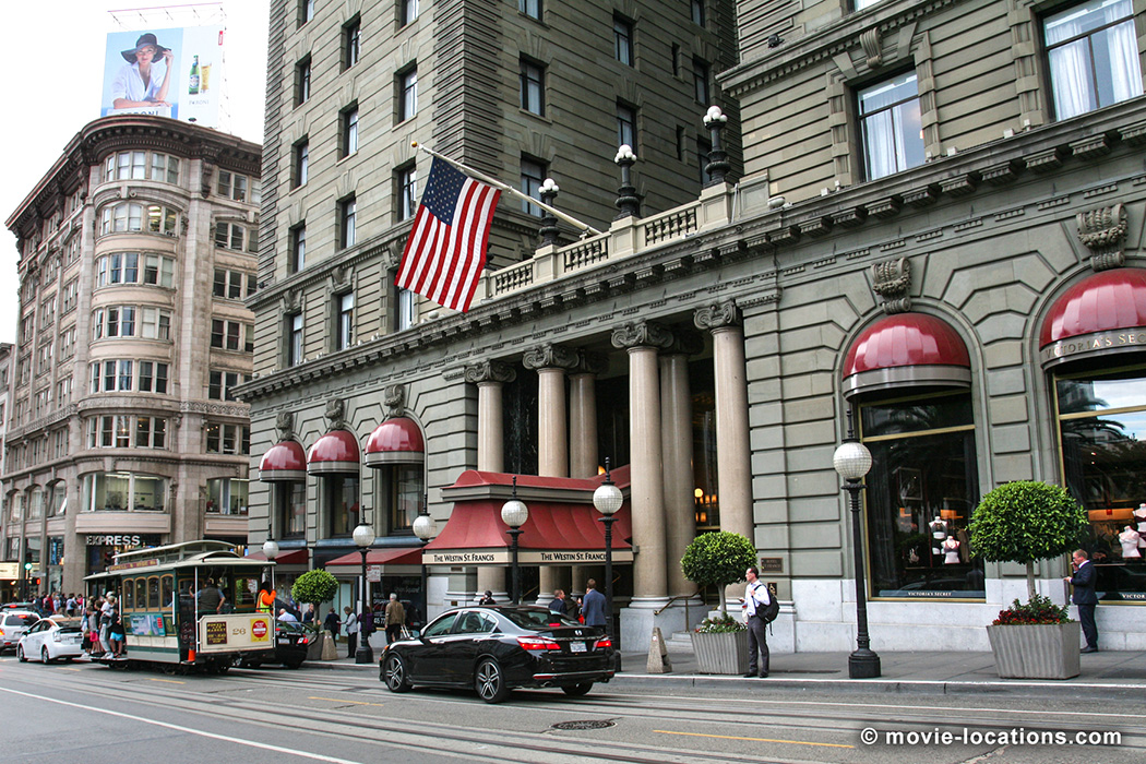 The Conversation film location: St Francis Hotel, Powell Street, San Francisco