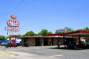 Dazed And Confused filming location: Top Notch Restaurant, 7525 Burnet Road, Austin, Texas