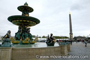 The Devil Wears Prada film location: Place de la Concorde, Paris