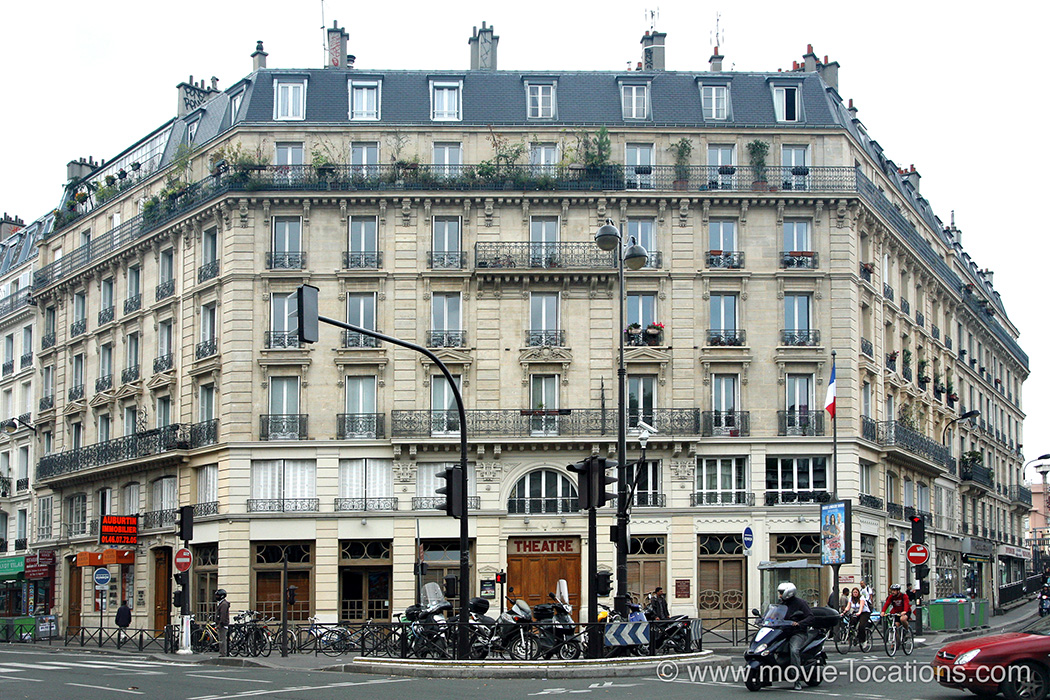 Diva film location: Theatre des Bouffes du Nord, boulevard de la Chappelle, 18th arrondissement, Paris