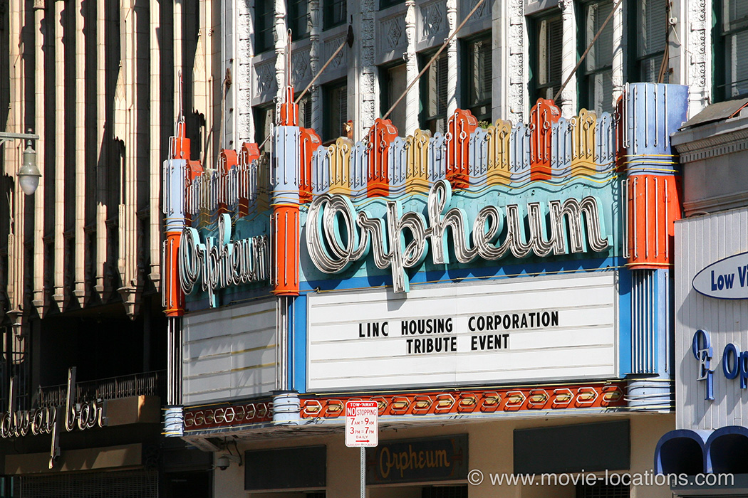Dead Again film location: Orpheum Theatre, South Broadway, downtown Los Angeles