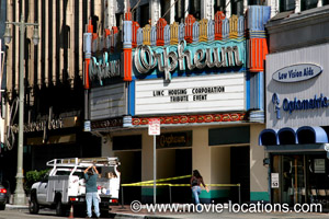 Last Action Hero location: Orpheum Theater, 842 South Broadway, downtown Los Angeles