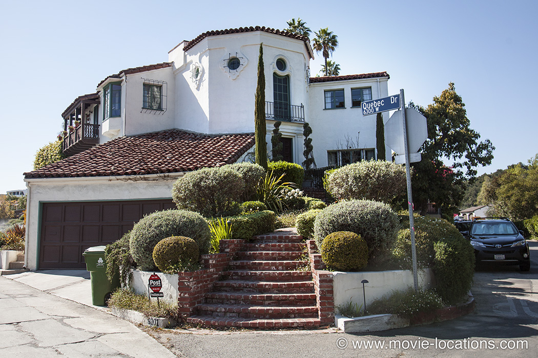 Double Indemnity film location: the Dietrichson house: Hollywood Hills, Los Angeles