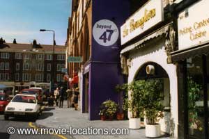 Dracula A.D.1972 film location: Kings Road, Chelsea, London SW3
