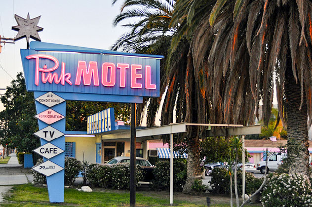 Drive film location: Pink Motel, San Fernando Road, Sun Valley