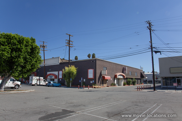 Drive film location: The carpark, Sherman Way Reseda, San Fernando Valley