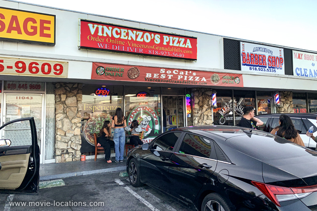 Drive film location: Vicenzos's Pizza, Balboa Boulevard, Granada Hills