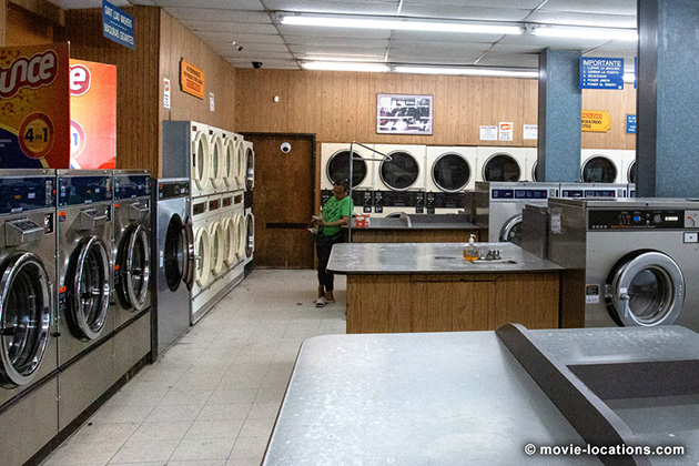 Everything Everywhere All At Once film location: Majers Coin Laundry, Meyer Street, San Fernando, California