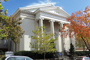 The Exorcist III filming location: Holy Trinity Church, N Street, Georgetown, Washington DC
