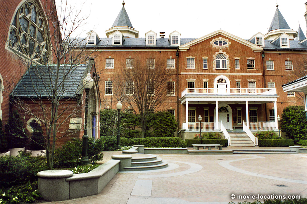 The Exorcist film location: Dahlgren Chapel, Georgetown University, Georgetown, Washington DC
