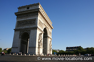 Funny Face film location: Arc De Triomphe, l'Etoile, Paris