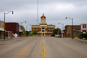 The Grapes Of Wrath film location: Main Street, Sayre, Oklahoma