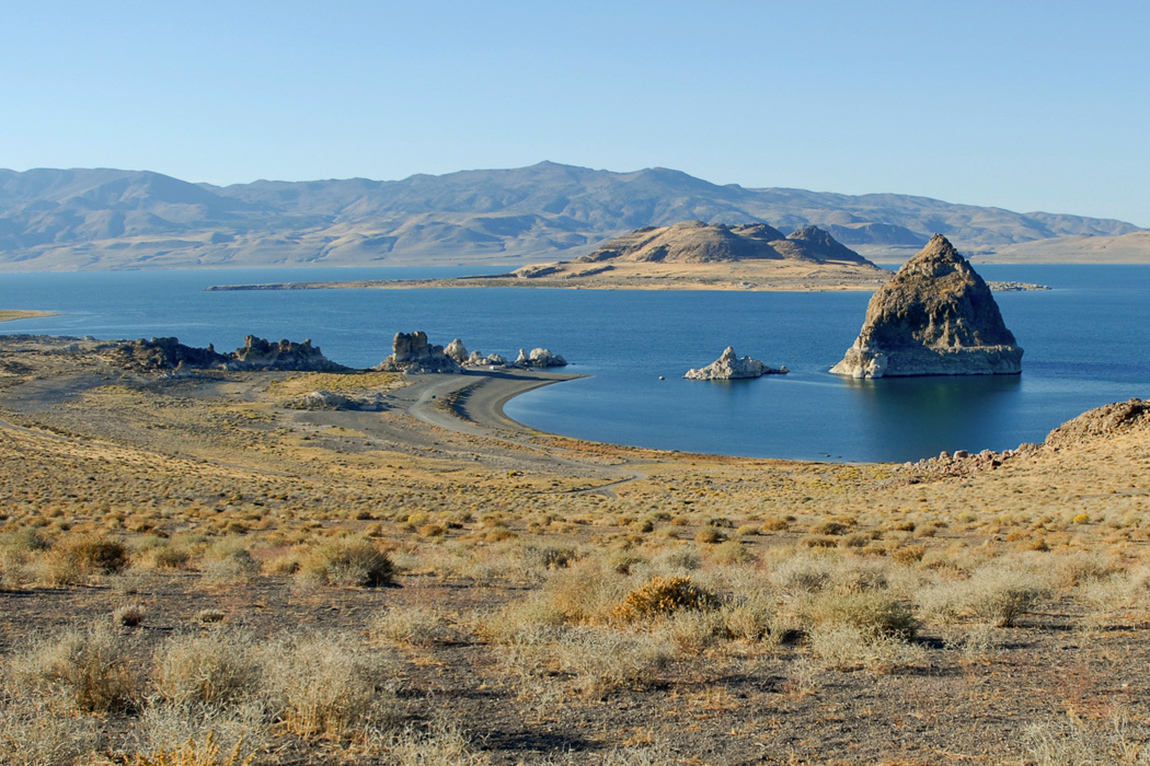 The Greatest Story Ever Told film location: Pyramid Lake, Nevada