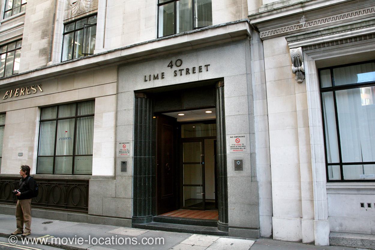 Green Street filming location: Lime Street, London EC3