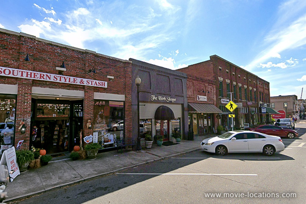 Guardians Of The Galaxy film location: Main Street, Cartersville, Georgia