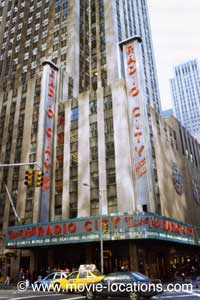 Saboteur filming location: Radio City Music Hall, Sixth Avenue, New York