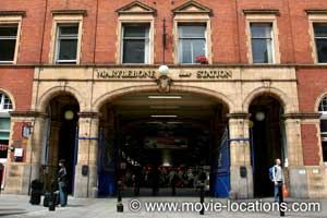 A Hard Day's Night location: Marylebone Station, London NW1