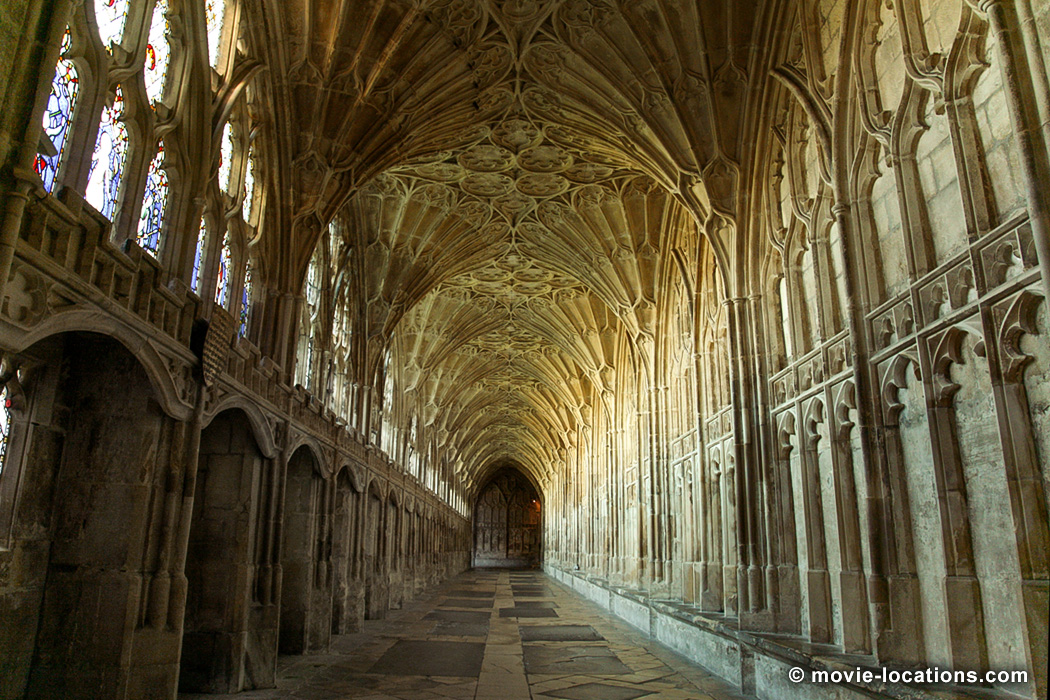 Harry Potter film location: the Cloisters, Gloucester Cathedral, Gloucester