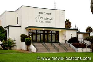 Heathers location: John Adams Middle School, 16th Street, Santa Monica, Los Angeles
