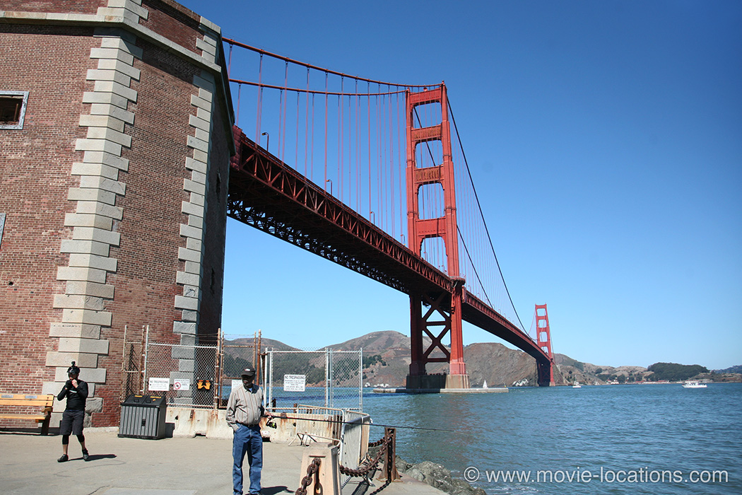 High Anxiety filming location: Fort Point, San Francisco