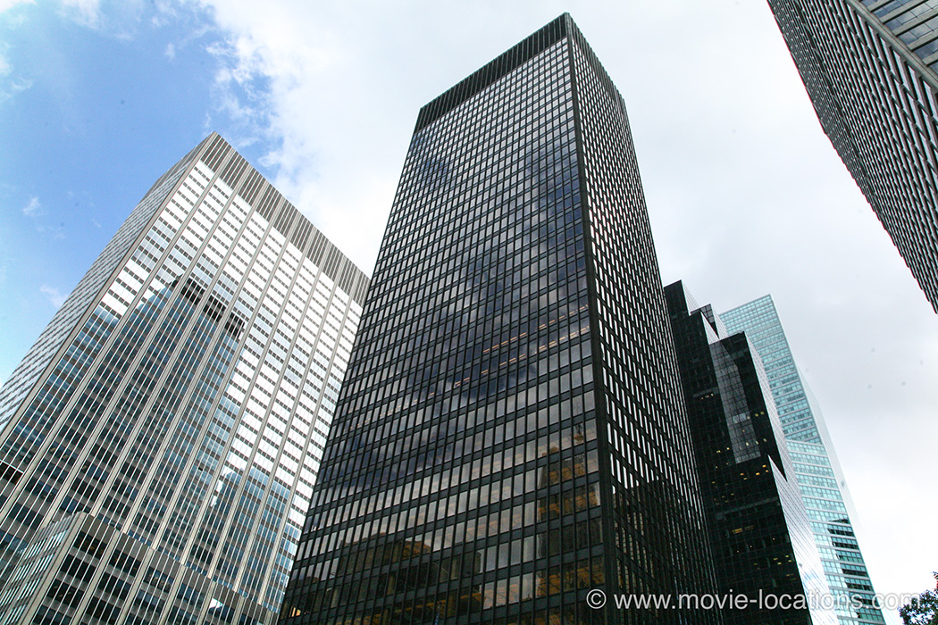 Hitch filming location: Seagram Building, Park Avenue, New York