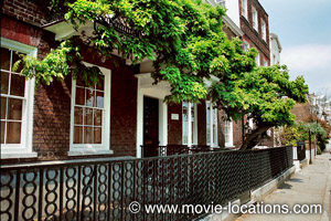 Howards End filming location: Strawberry House, Chiswick Mall, Chiswick