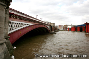 The Imaginarium of Dr Parnassus film location: Blackfriars Bridge, London