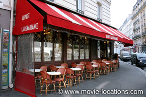 Inglourious Basterds film location: Bistrot La Renaissance, Rue Championnet, Paris