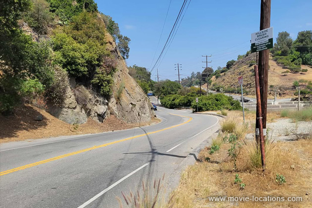 Invasion Of The Body Snatchers film location: Mulholland Drive Viaduct, Hollywood Hills