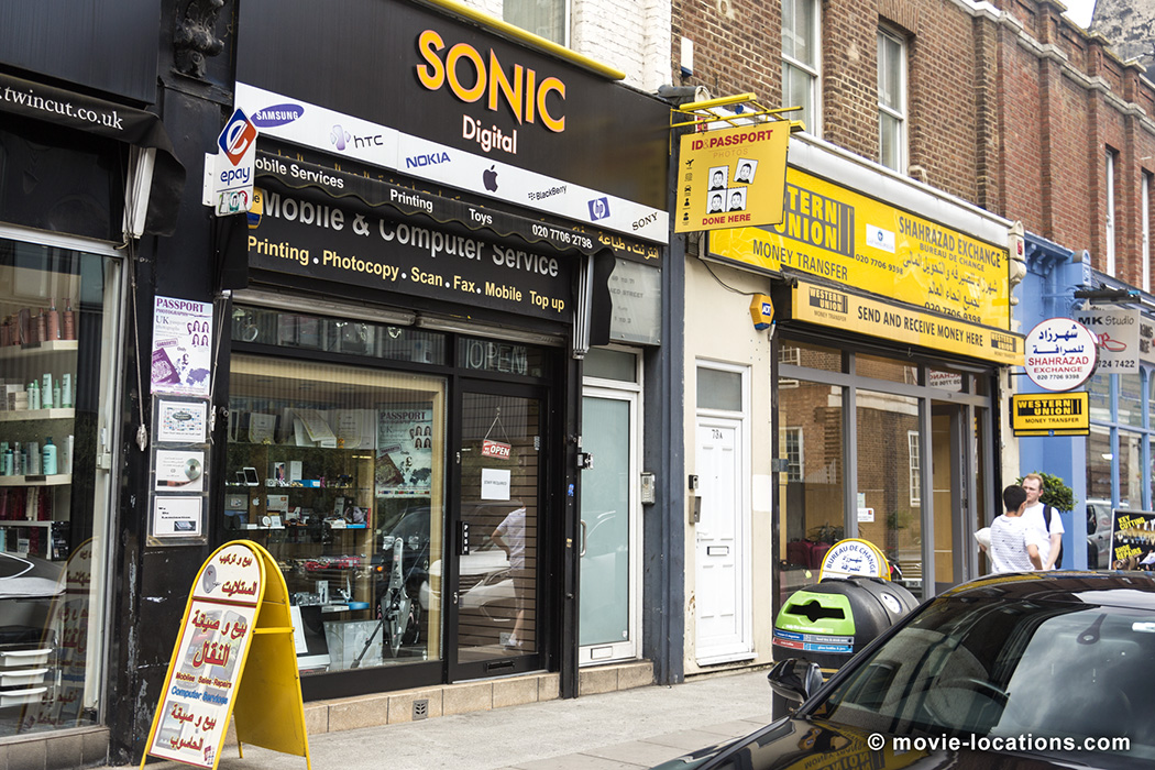 Jason Bourne filming location: Sonic Digital, Praed Street, Paddington, London W2