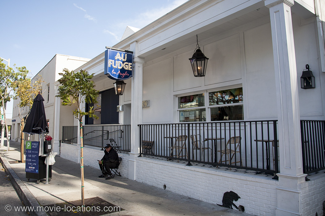 Jerry Maguire film location: Au Fudge, Melrose Avenue, West Hollywood