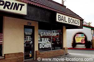 Jackie Brown film location:  East Carson Street, Carson, Los Angeles