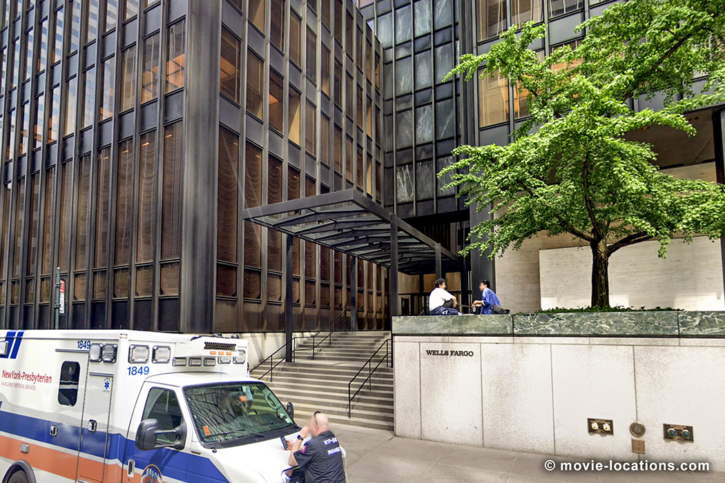 The King Of Comedy film location: Seagram Building, East 53rd Street, Manhattan