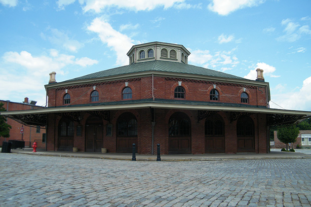 Lincoln filming location: City Market, Old Street, Petersburg, Virginia