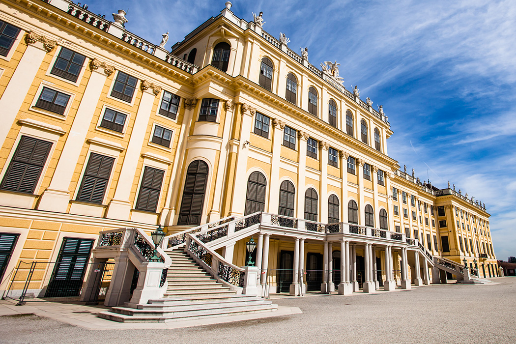 The Living Daylights location: Schoenbrunn Palace, Vienna